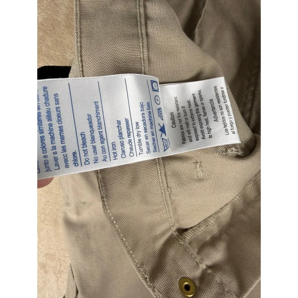 BLAKLADER Workwear Cargo Pants Beige Utility Double Knee Multi-Pockets Men 42X30